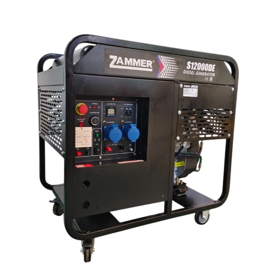 Дизельный генератор ZAMMER S12000DE