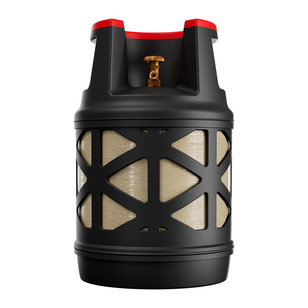 Баллон пропановый 18,2 л BBQ (полимерно-композит., взрывобезопасный), TRILLON