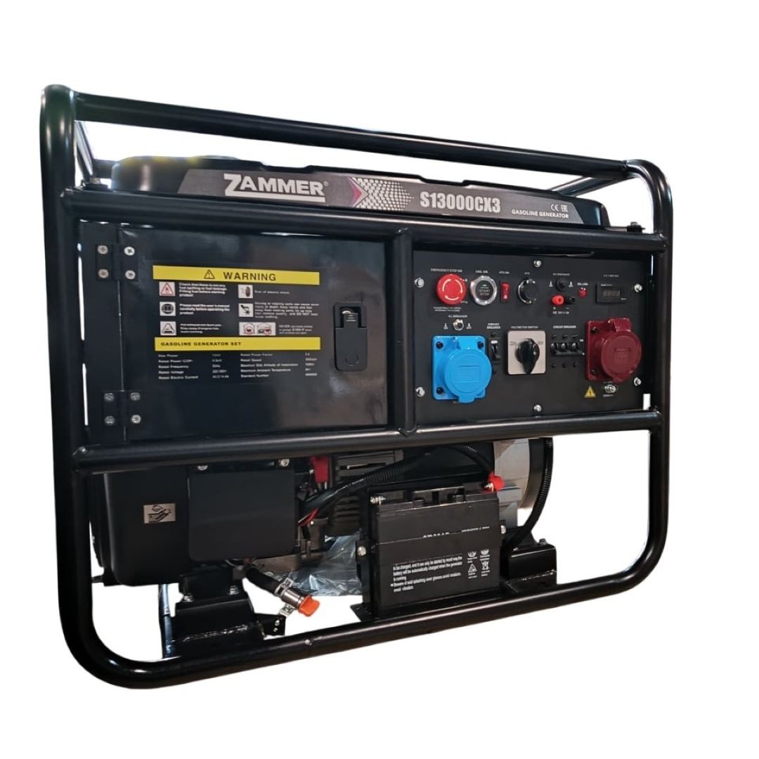 Бензиновый генератор ZAMMER S13000CX3