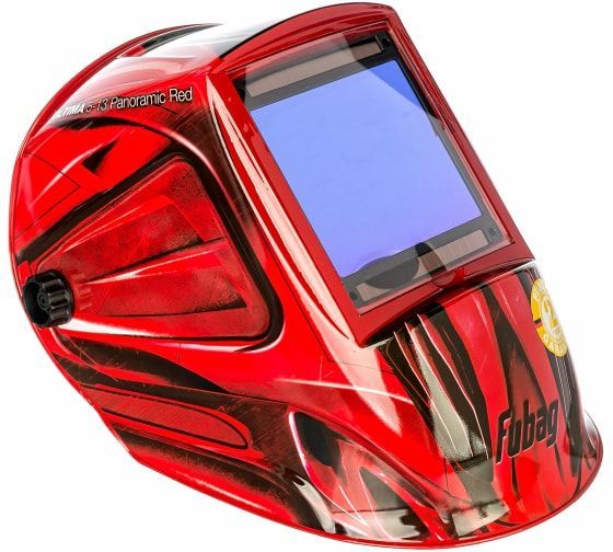 Маска сварщика FUBAG ULTIMA Panoramic Red (5-8/9-13 DIN, 100х93 мм, 0,5 кг)