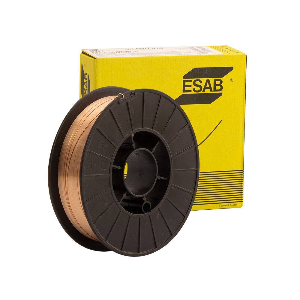Проволока омеднен. ESAB OK ПРО 51С ф 0,8 мм (кассета 5 кг, аналог SM-70, SG-2)