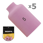 Сопло керамическое SR 17/18/26 под стандартную линзу №5 ф 8,0 мм, L=42 мм (уп. 5 шт.), БАРСВЕЛД фото