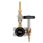 Пост газовый (точка отбора) UNISET FLOW AR/CO2 (углекислый газ/аргон), KRASS фото