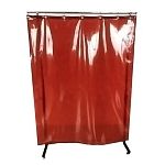 Сварочная штора Weldtex PVC (1400х1800 мм, красная, 6 DIN) фото