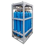 Газовая рампа кислородная разрядная РРм-12-40-150 (моноблок 12 балл. x 40 л, 150 атм.), Джет фото