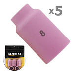 Сопло керамическое SR 17/18/26 под стандартную линзу №8 ф 12,5 мм, L=42 мм (уп. 5 шт.), БАРСВЕЛД фото